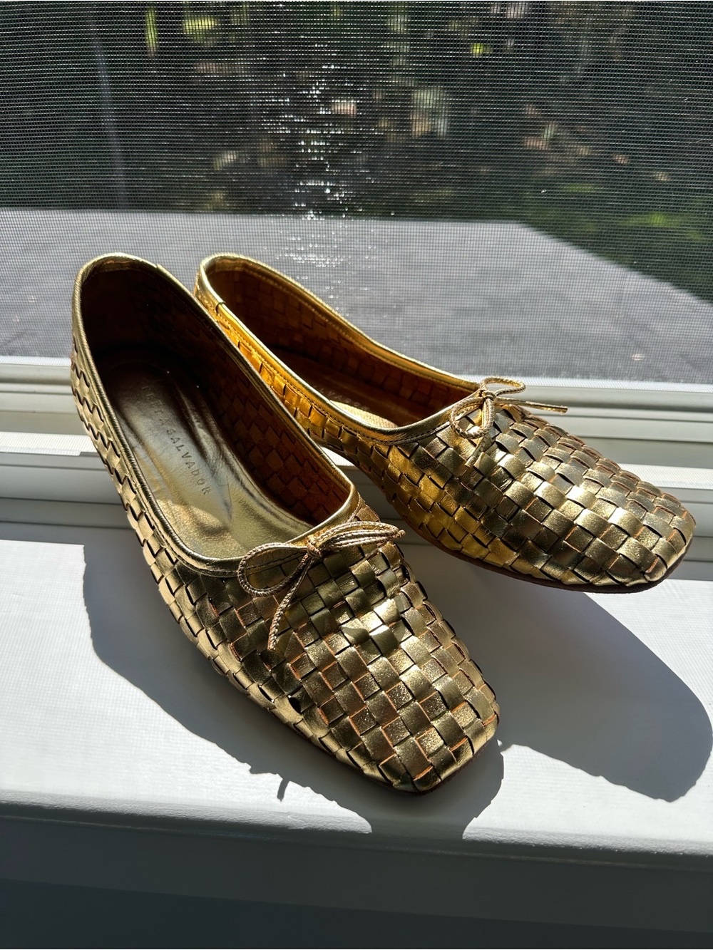 Freda Salvador - Jada Ballet Flats - Gold size 8.5 - Picture 5 of 14